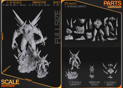 Darklord Devil | Resin Garage Kit Figure Game Fan Art | Nomnom Figures