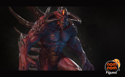 Darklord Devil | Resin Garage Kit Figure Game Fan Art | Nomnom Figures