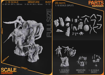 Burdened Ringbearer | Resin Garage Kit Figure Movie Book Fan Art | Nomnom Figures