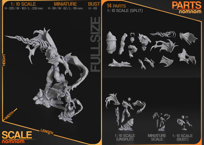 Soul Reaver Wraith | Resin Garage Kit Figure Game Fan Art | Nomnom Figures