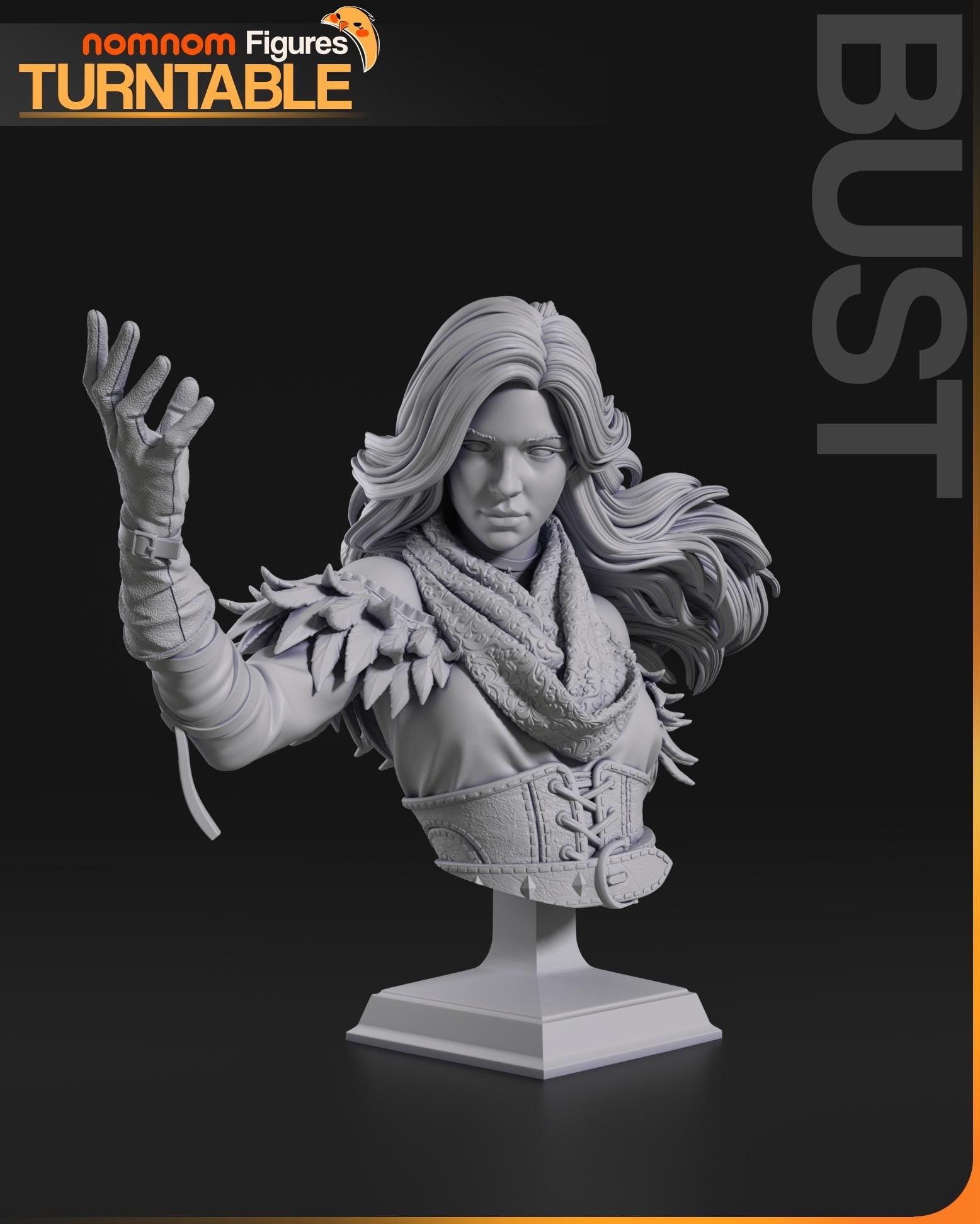 Lady of Vengerberg | Resin Garage Kit Figure Game Book Fan Art | Nomnom Figures