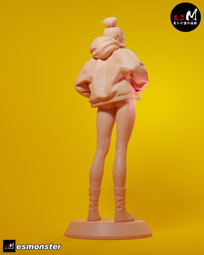 Modern Feminine Monkey King | Resin Garage Kit Sculpture Anime Video Game Fan Art Statue | E.S Monster