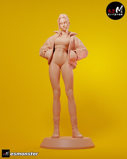 Modern Feminine Monkey King | Resin Garage Kit Sculpture Anime Video Game Fan Art Statue | E.S Monster