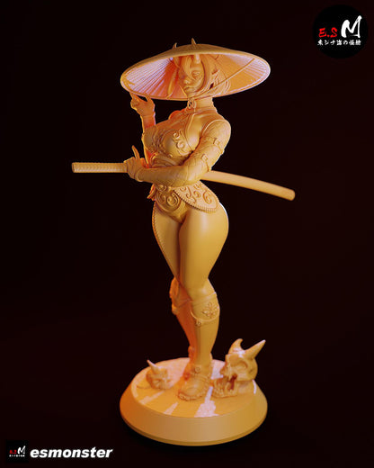 Beautiful Oni | Resin Garage Kit Sculpture Anime Video Game Fan Art Statue | E.S Monster