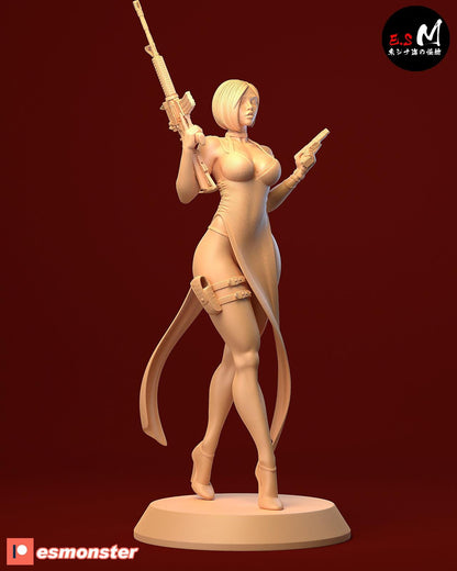 Corporate Spy | Resin Garage Kit Sculpture Anime Video Game Fan Art Statue | E.S Monster