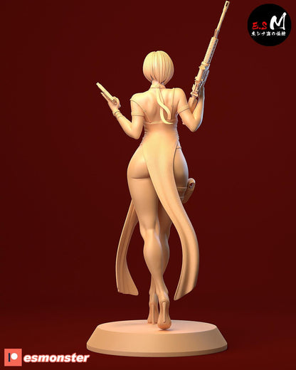 Corporate Spy | Resin Garage Kit Sculpture Anime Video Game Fan Art Statue | E.S Monster