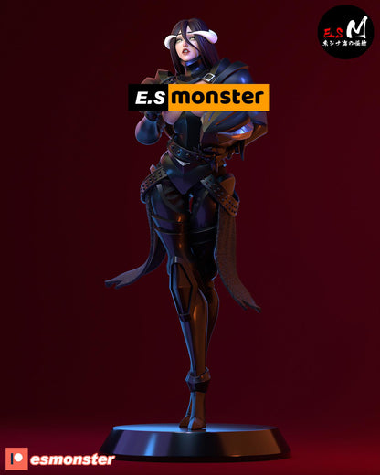 Armored Overseer | Resin Garage Kit Sculpture Anime Video Game Fan Art Statue | E.S Monster