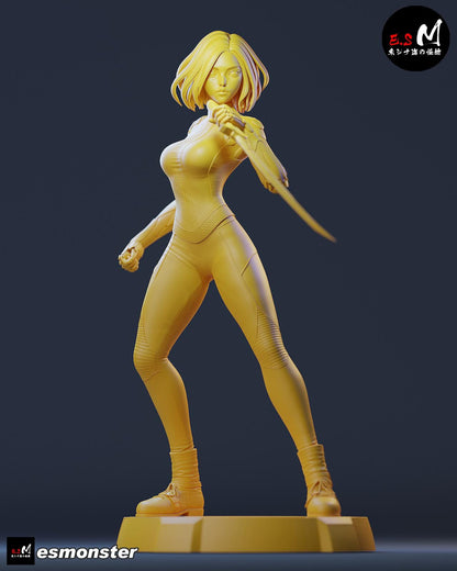 Android Angel | Resin Garage Kit Sculpture Anime Video Game Fan Art Statue | E.S Monster