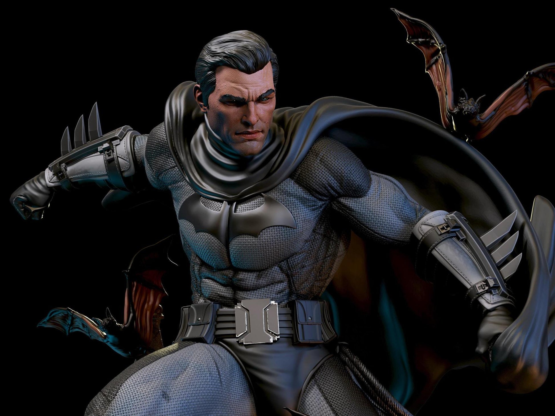 Dark Defender | Resin Garage Kit Sculpture Anime Video Game Fan Art Statue | E.S Monster