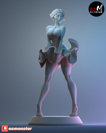 Betty Boop | Resin Garage Kit Sculpture Anime Video Game Fan Art Statue | E.S Monster