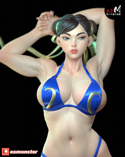 Sandy Fighter | Resin Garage Kit Sculpture Anime Video Game Fan Art Statue | E.S Monster