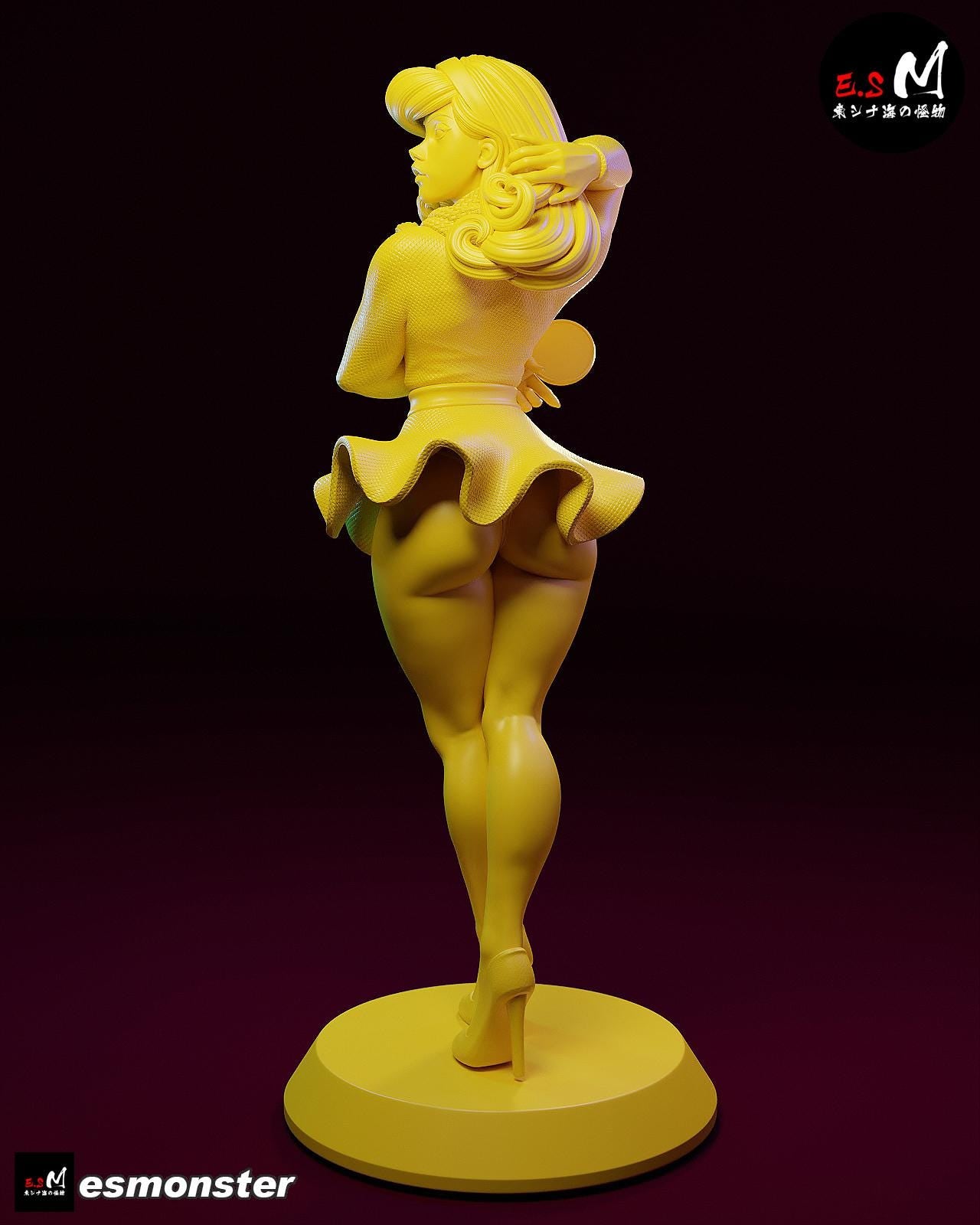 Mystery Solving Beauty | Resin Garage Kit Sculpture Anime Video Game Fan Art Statue | E.S Monster