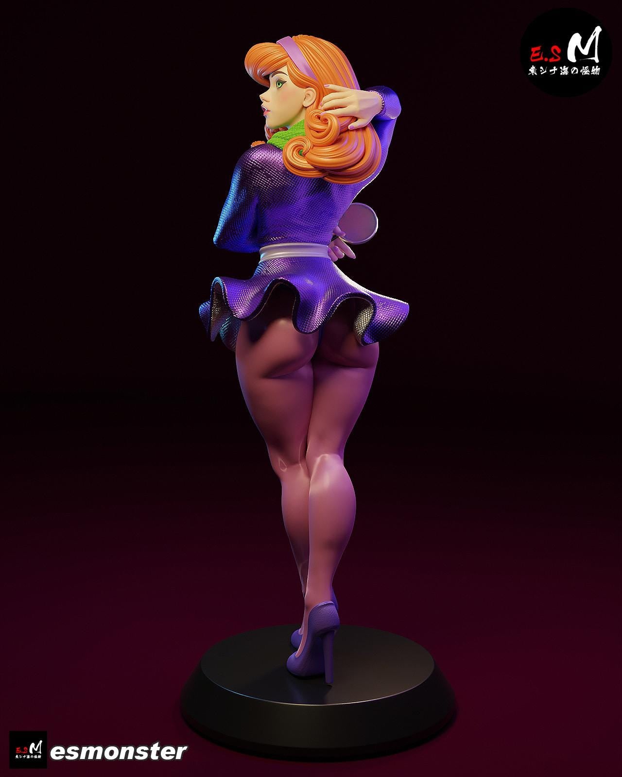 Mystery Solving Beauty | Resin Garage Kit Sculpture Anime Video Game Fan Art Statue | E.S Monster