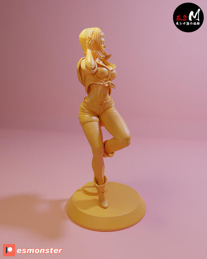 Space Bounty Hunter | Resin Garage Kit Sculpture Anime Video Game Fan Art Statue | E.S Monster