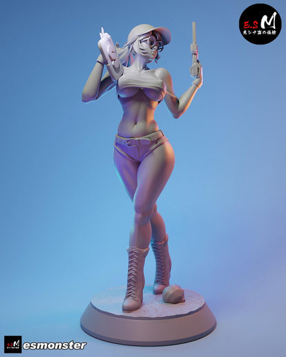 Skilled Weapon Specialist | Resin Garage Kit Sculpture Anime Video Game Fan Art Statue | E.S Monster