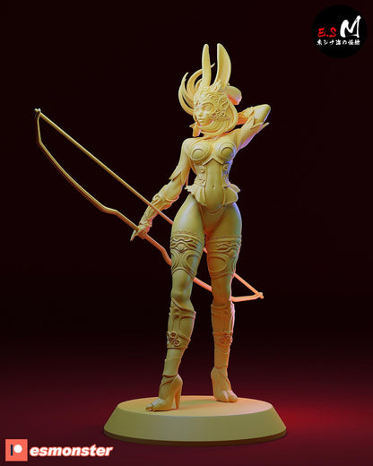 Viera Archer | Resin Garage Kit Sculpture Anime Video Game Fan Art Statue | E.S Monster