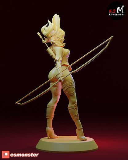 Viera Archer | Resin Garage Kit Sculpture Anime Video Game Fan Art Statue | E.S Monster