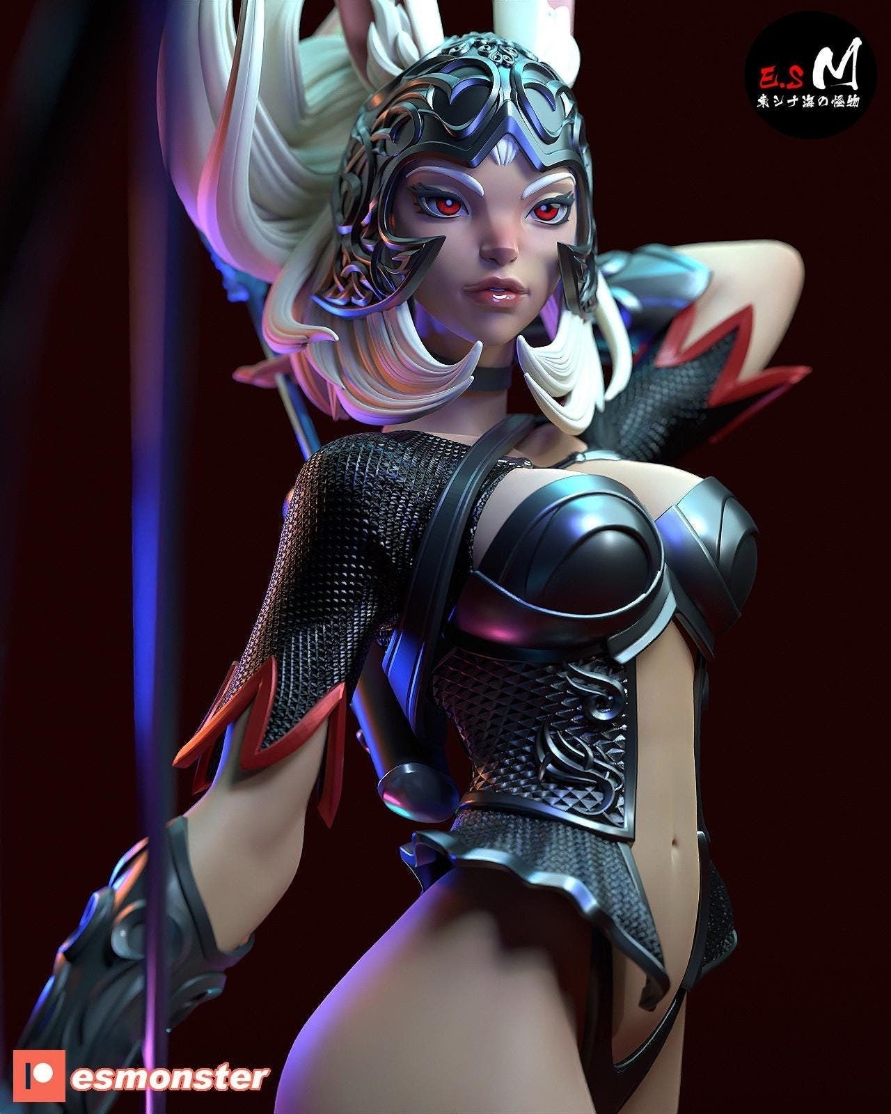 Viera Archer | Resin Garage Kit Sculpture Anime Video Game Fan Art Statue | E.S Monster