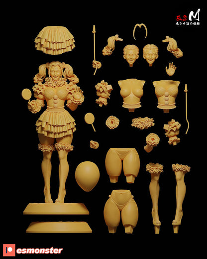 Creepy Clown | Resin Garage Kit Sculpture Anime Video Game Fan Art Statue | E.S Monster