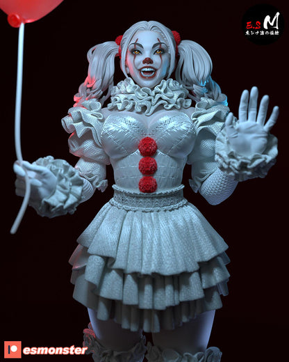 Creepy Clown | Resin Garage Kit Sculpture Anime Video Game Fan Art Statue | E.S Monster