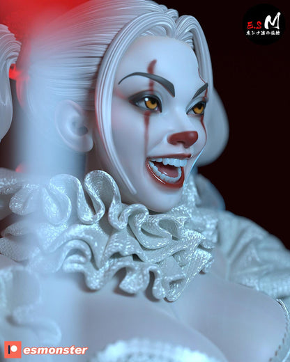 Creepy Clown | Resin Garage Kit Sculpture Anime Video Game Fan Art Statue | E.S Monster