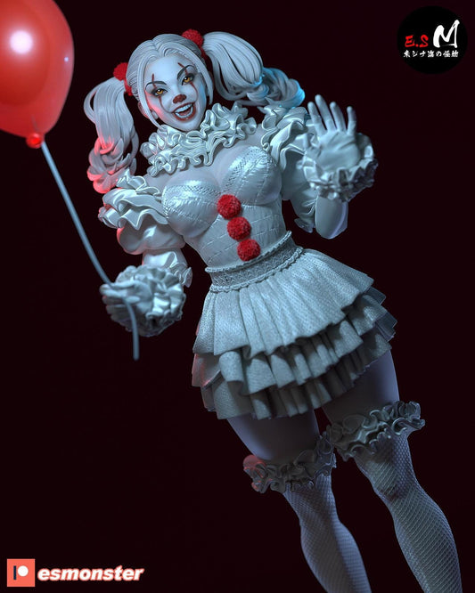 Creepy Clown | Resin Garage Kit Sculpture Anime Video Game Fan Art Statue | E.S Monster