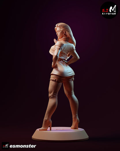 Ravishing Rocket Team Leader | Resin Garage Kit Sculpture Anime Video Game Fan Art Statue | E.S Monster