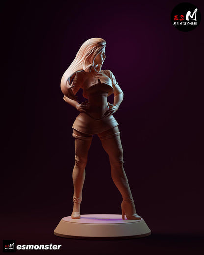 Ravishing Rocket Team Leader | Resin Garage Kit Sculpture Anime Video Game Fan Art Statue | E.S Monster