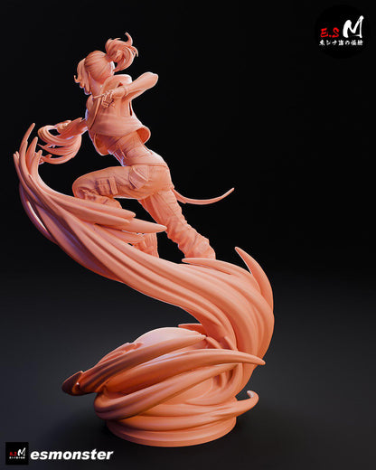 Agile Tailwind | Resin Garage Kit Sculpture Anime Video Game Fan Art Statue | E.S Monster
