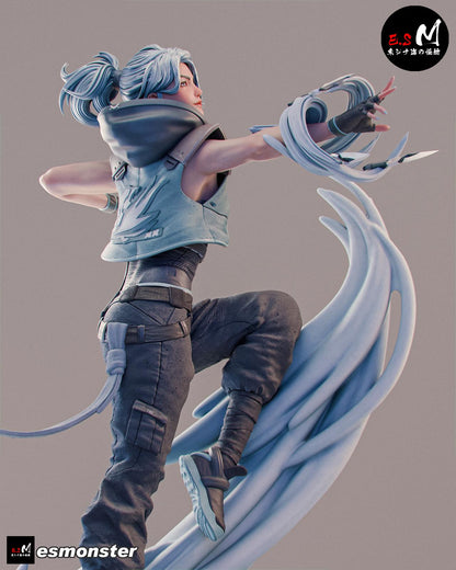 Agile Tailwind | Resin Garage Kit Sculpture Anime Video Game Fan Art Statue | E.S Monster