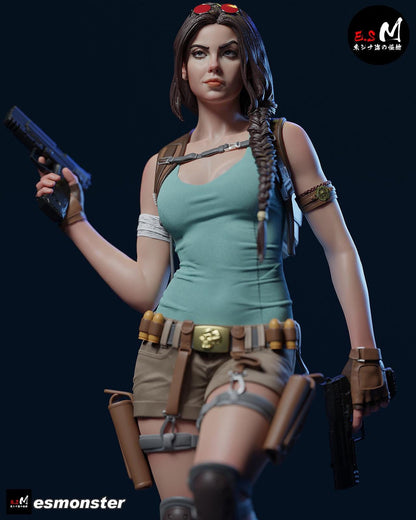 Treasure Hunter | Resin Garage Kit Sculpture Anime Video Game Fan Art Statue | E.S Monster