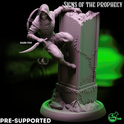 Dark Fox & Shadow Owl, Rogues Assassins | Tabletop Gaming Miniature | TPKLab