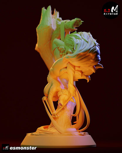 Igumi Fox | Resin Garage Kit Sculpture Anime Video Game Fan Art Statue | E.S Monster