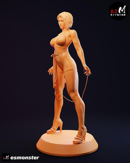 Line Girl | Resin Garage Kit Sculpture Anime Video Game Fan Art Statue | E.S Monster