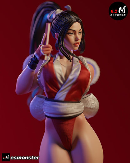 Queen of Fighters | Resin Garage Kit Sculpture Anime Video Game Fan Art Statue | E.S Monster