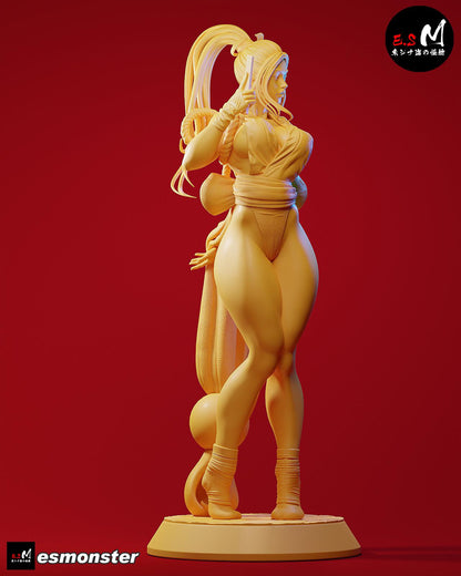 Queen of Fighters | Resin Garage Kit Sculpture Anime Video Game Fan Art Statue | E.S Monster
