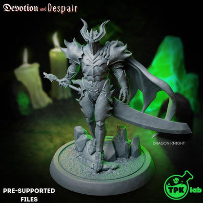 Dragon Knight | Tabletop Gaming Miniature | TPKLab