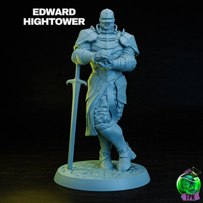 Edward Hightower, Goliath Paladin Soldier Warrior | Tabletop Gaming Miniature | TPKLab