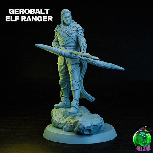 Gerobalt Elf Ranger Archer Hunter | Tabletop Gaming Miniature | TPKLab