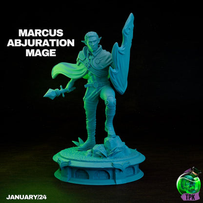 Marcus Abjuration Mage | Tabletop Gaming Miniature | TPKLab