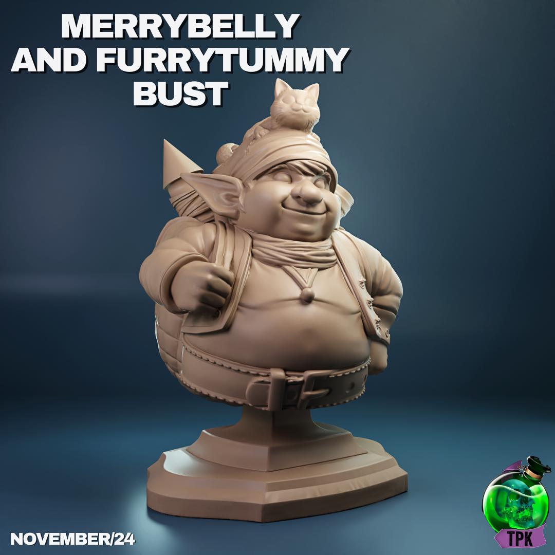 Merrybelly, Santa's Helper Elf | Tabletop Gaming Mini or Display Figure | TPKLab