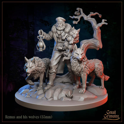 Unique Mystical Animal Allies for Gaming | Miniature Strange Beasts & Spirit Guardians | Tabletop Gaming 3D Print Miniature | Great Grimoire
