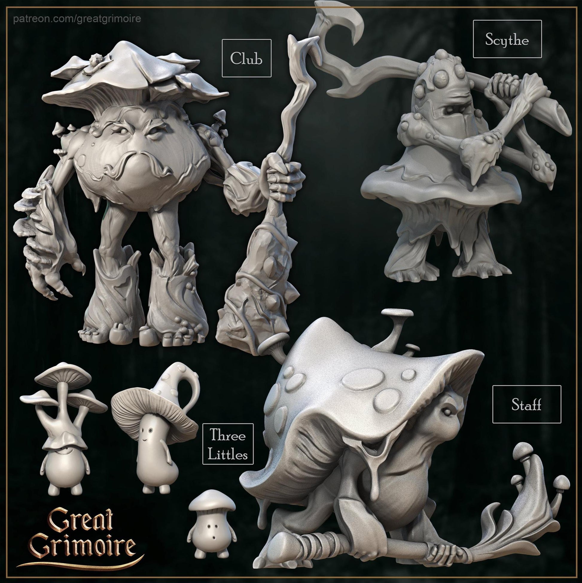 Bane of the Shrouded Woods, Forest, Fairytale, Fantasy, Monster | Tabletop Gaming Miniatures Collection | Great Grimoire