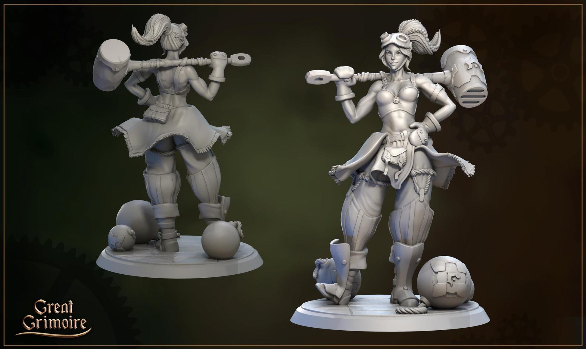 Beneath the Splintered City, Mechanical, Supernatural, Technology, Cosmos | Tabletop Gaming Miniatures Collection | Great Grimoire