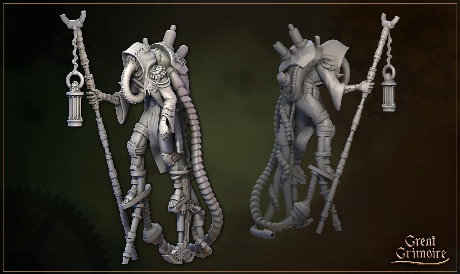 Beneath the Splintered City, Mechanical, Supernatural, Technology, Cosmos | Tabletop Gaming Miniatures Collection | Great Grimoire