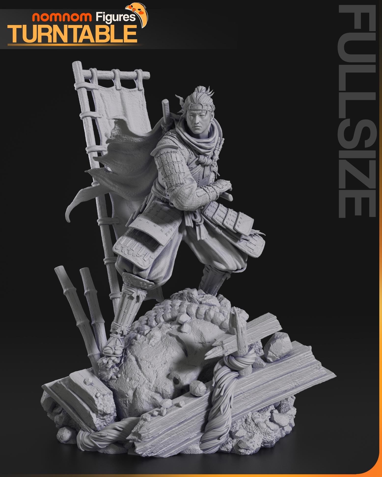 Ghost | Resin Garage Kit Figure Game Fan Art | Nomnom Figures