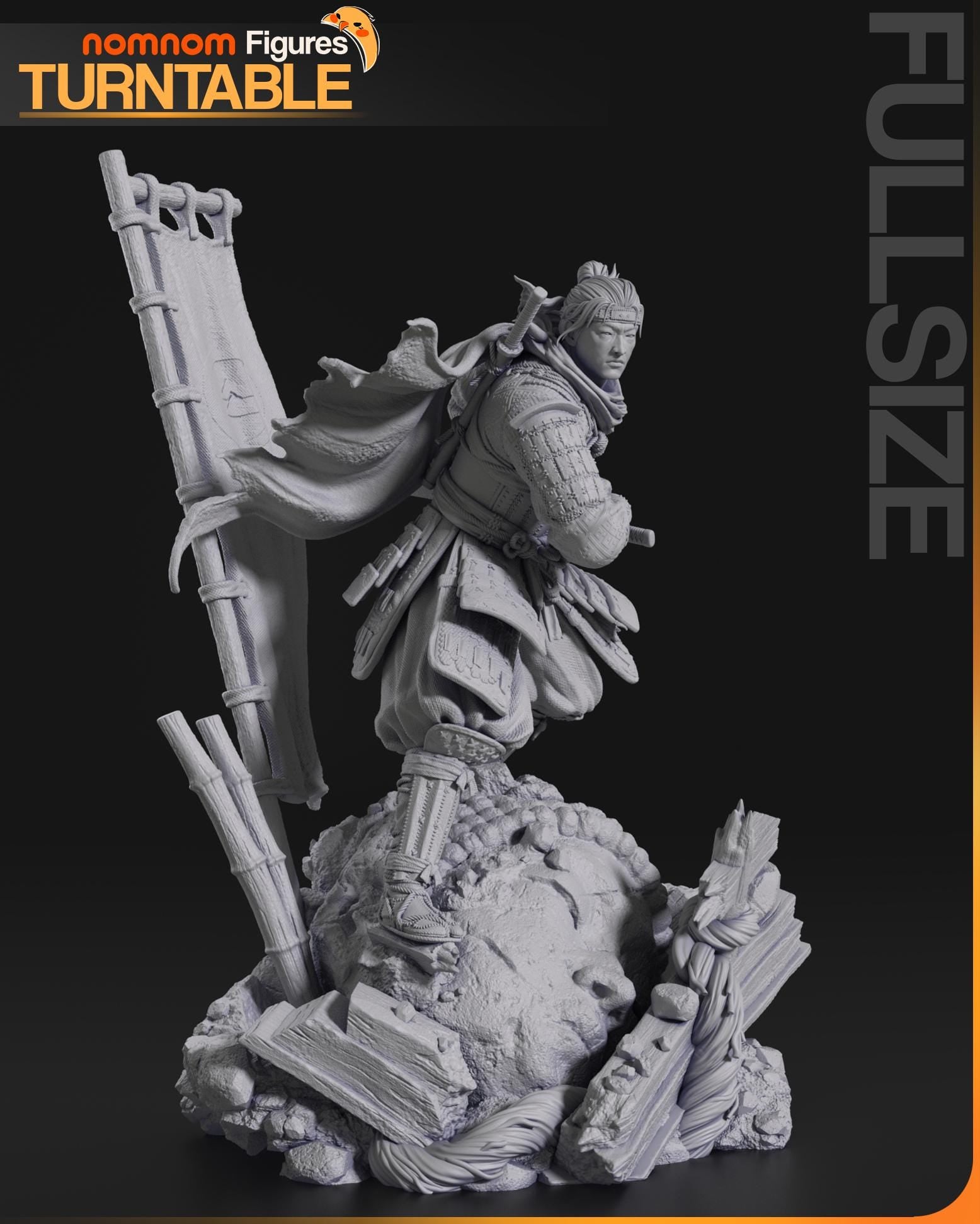 Ghost | Resin Garage Kit Figure Game Fan Art | Nomnom Figures