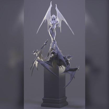 Nyx, Princess of Eternal Night, Vampire | Resin Garage Kit Pin Up Figure Statue | Blackthorn Miniatures