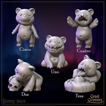 Candy Crime, Hansel and Gretel, Witch, House, Sugar | Tabletop Gaming 3D Print Miniatures and Display Collection | Great Grimoire