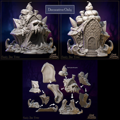 Candy Crime, Hansel and Gretel, Witch, House, Sugar | Tabletop Gaming 3D Print Miniatures and Display Collection | Great Grimoire
